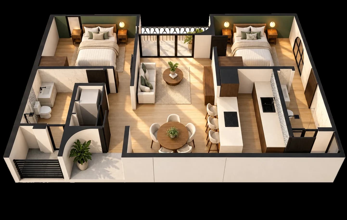 Planta en 3D del Múrex